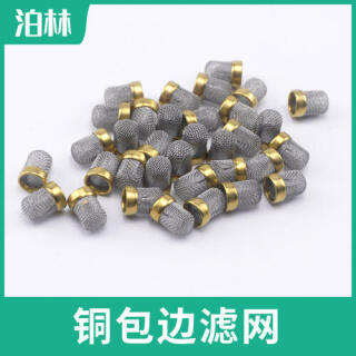 铜包边滤网|过滤网帽